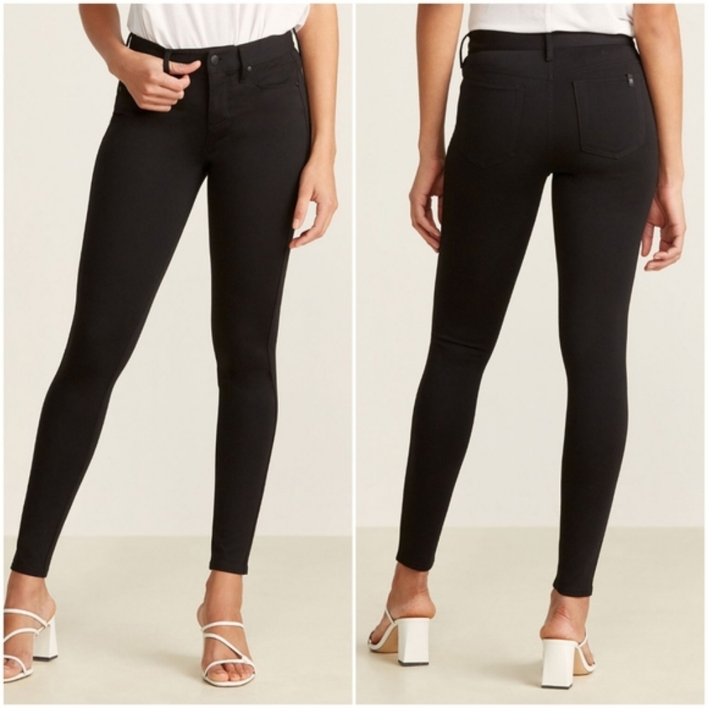 Joe's Ponte Black Skinny Ankle Jegging size 29 31” inseam cotton nylon blend